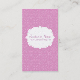 Purple Pattern Business Card