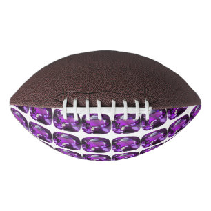 Purple Pattern Football