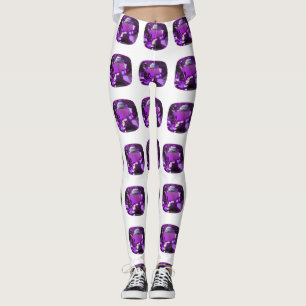 Purple Pattern Leggings