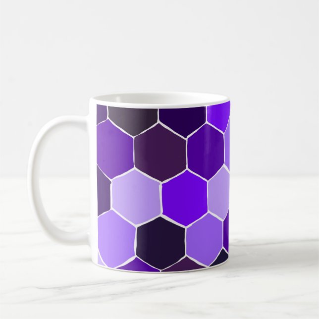 Purple pattern mug (Left)