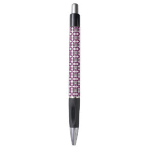 Purple Pattern Pen