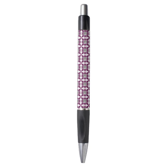 Purple Pattern Pen (Front Vertical)