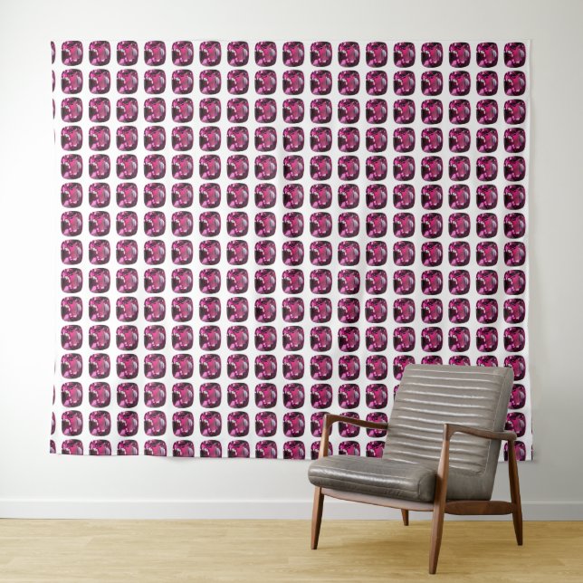 Purple Pattern Tapestry (In Situ (Horizontal))