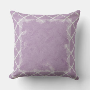 Purple Pattern Throw Pillow