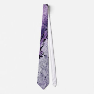 Purple Pattern Tie