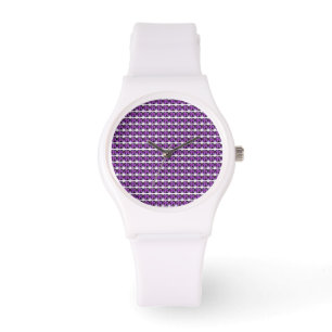 Purple Pattern Watch