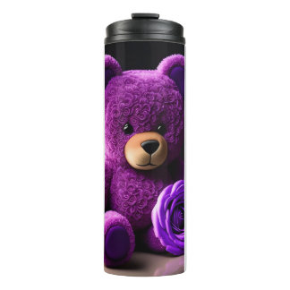 Purple Paws: Cat Toy Fun Thermal Tumbler