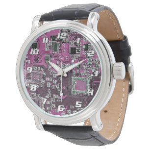 Purple PCB Circuit Board Design for IT Pros Watch