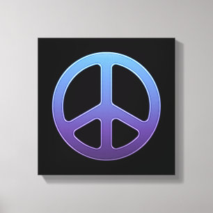 Purple Peace Sign