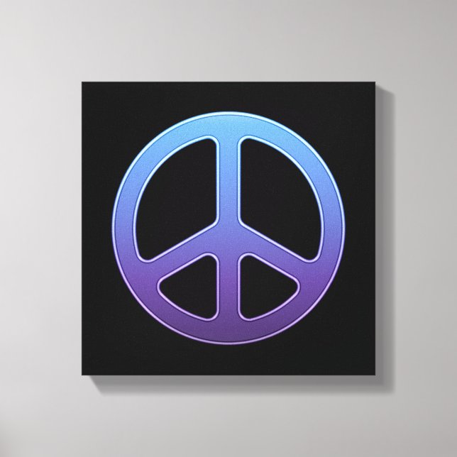 Purple Peace Sign (Front)