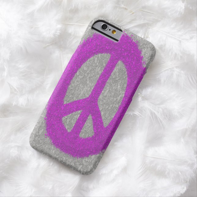 Purple Peace Sign  Case-Mate iPhone Case (In Situ)