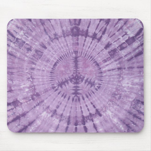 Purple Peace Sign Mouse Pad (Front)