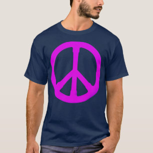 purple peace symbol T-Shirt