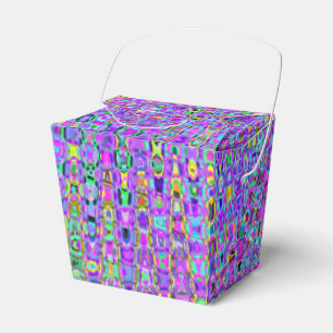 Purple Peacock Favor Box