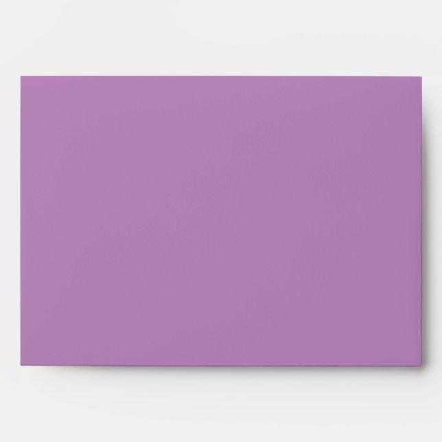 Purple Peacock Feathers Envelopes (Front)