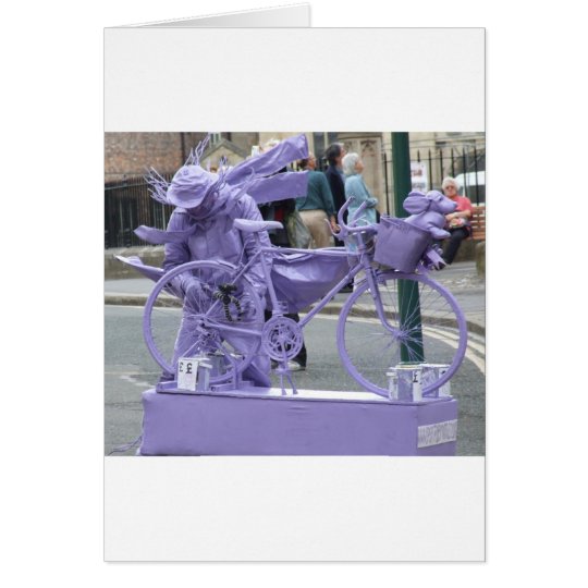 Purple Pedaller Card