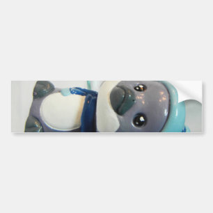 Purple Penguin I Bumper Sticker