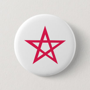 purple pentacle pentagram 2 inch round button