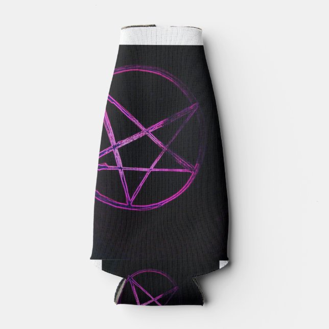 purple pentagram can cooler (Front)
