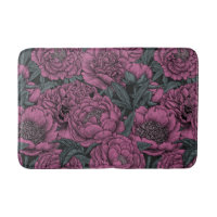 Purple peony flowers