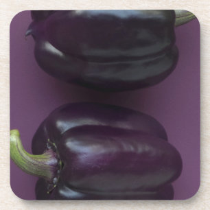 purple peppers coaster