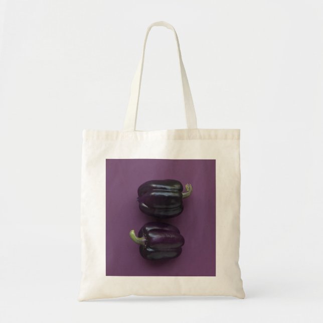 purple peppers tote bag (Front)