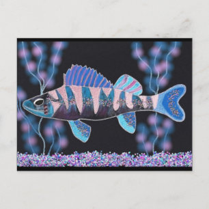 Purple Perch Postcard