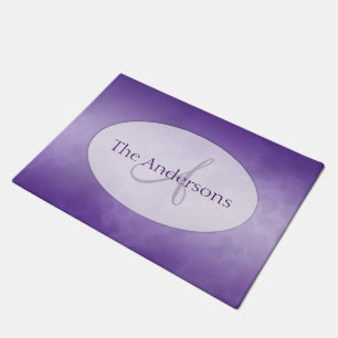 Purple Personalized 18x24 Doormat