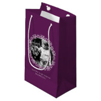 Purple Personalized Fancy Swirls Photo Frame