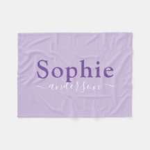 Purple personalized girl