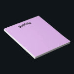 Purple Personalized Notepad<br><div class="desc">Purple Personalized Notepad makes a great gift or stocking stuffer! This will look great on any desk! Comes in your choice of two sizes.</div>
