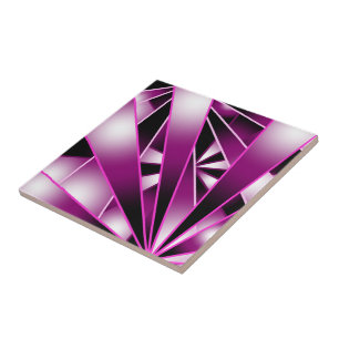 Purple Perspective Gradient Colour Fill Drawing  Tile
