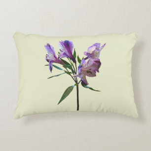 Purple Peruvian Lily Accent Pillow