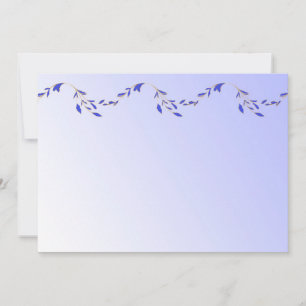Purple Petals Invitation