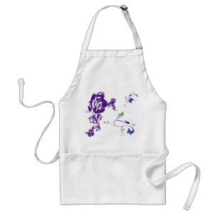 Purple Petals Standard Apron