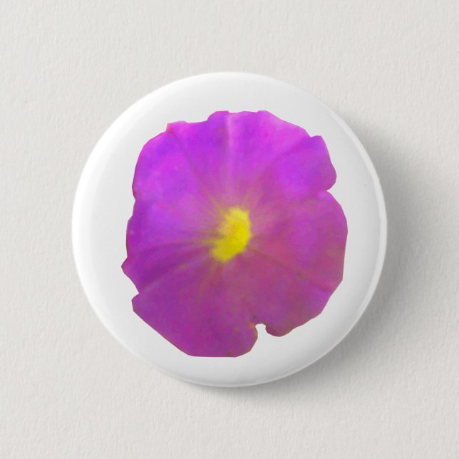 Purple Petunia Button (Front)