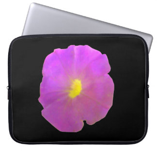 Purple Petunia Laptop Bag