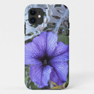Purple Petunia N Dusty Miller iPhone 5 Case