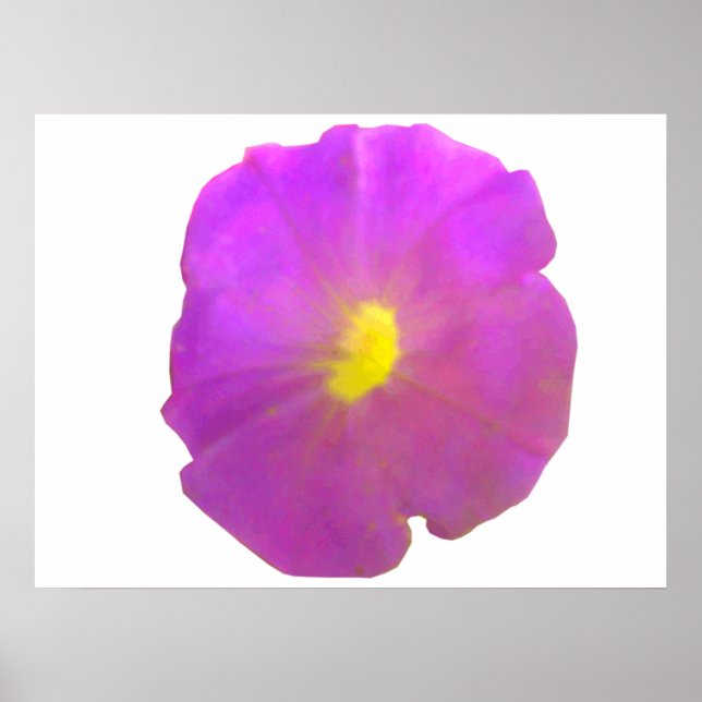 Purple Petunia Poster (Front)