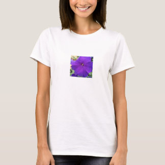 Purple Petunia Womans T-Shirt