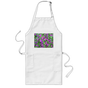 Purple Petunias Apron