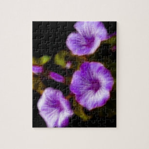 Purple Petunias Jigsaw Puzzle