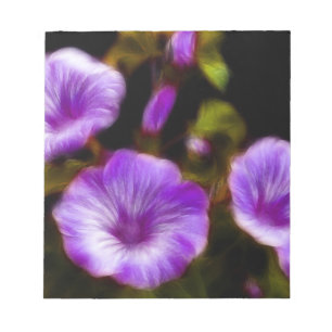 Purple Petunias Notepad