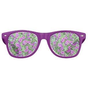Purple Petunias Sunglasses
