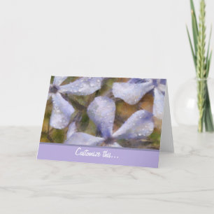 Purple Phlox Greeting Card