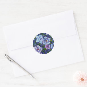 Purple Phlox Stickers