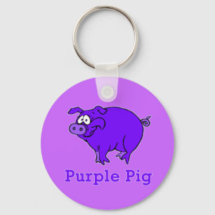 Purple Pig on Apparel, Mugs, Baby Shirts Keychain