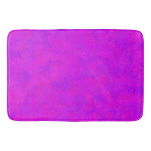 Purple Pink Abstract Pattern Bath Mat