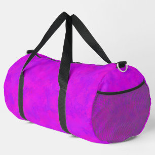 Purple Pink Abstract Pattern Large Duffle Bag