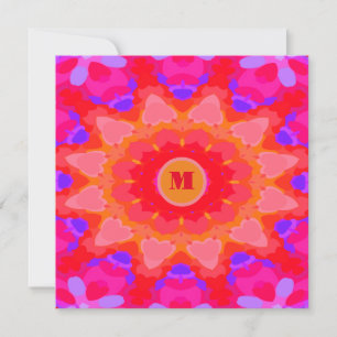Purple, Pink and Orange 